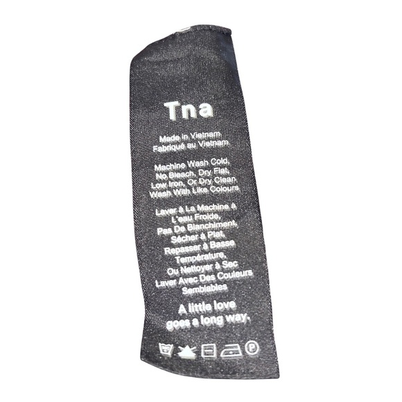 TNA Burgundy Marled Lightweight Hoodie M Cozy Loungewear Athleisure Layering Top - Picture 3 of 5